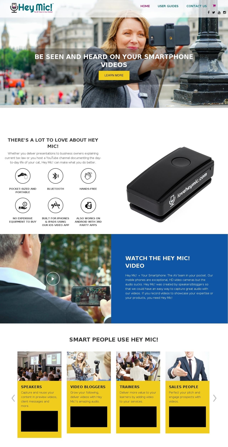 loveheymic.com — Shopify storefront screenshot