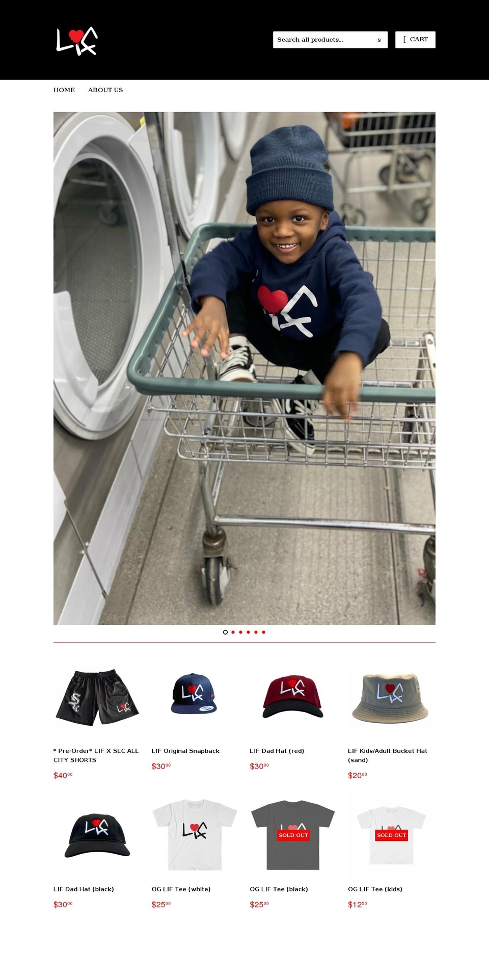 loveisfreebrand.com shopify website screenshot