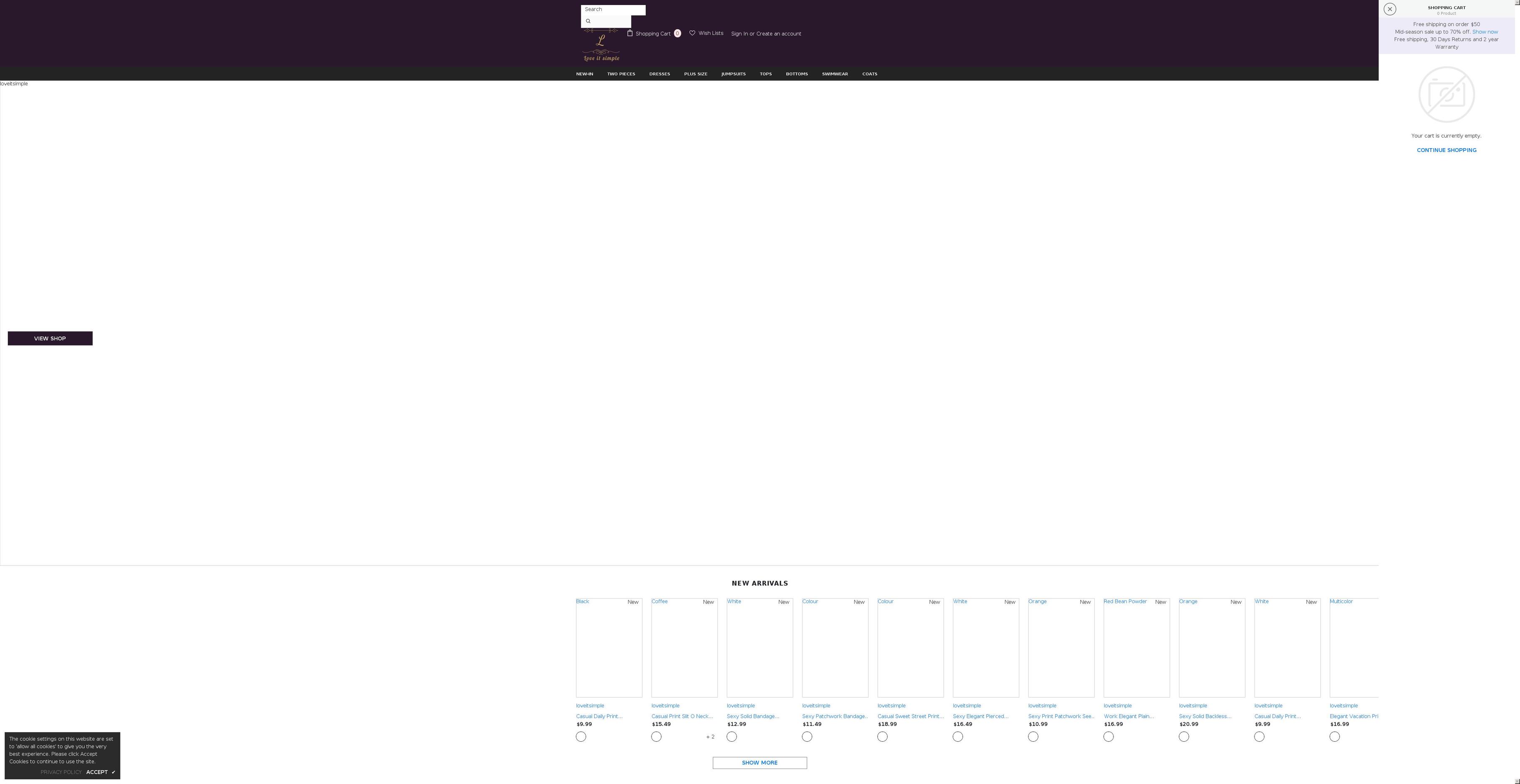 Theme export likemydress-com-theme-export-soar Shopify theme site example loveitsimple.com