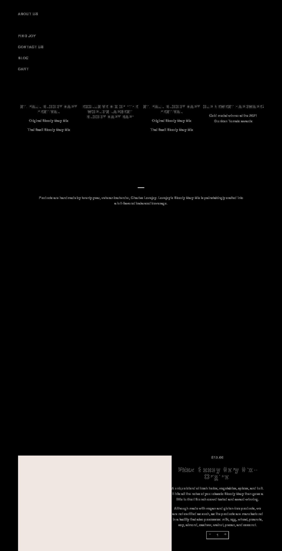 lovejoysbrand.com shopify website screenshot