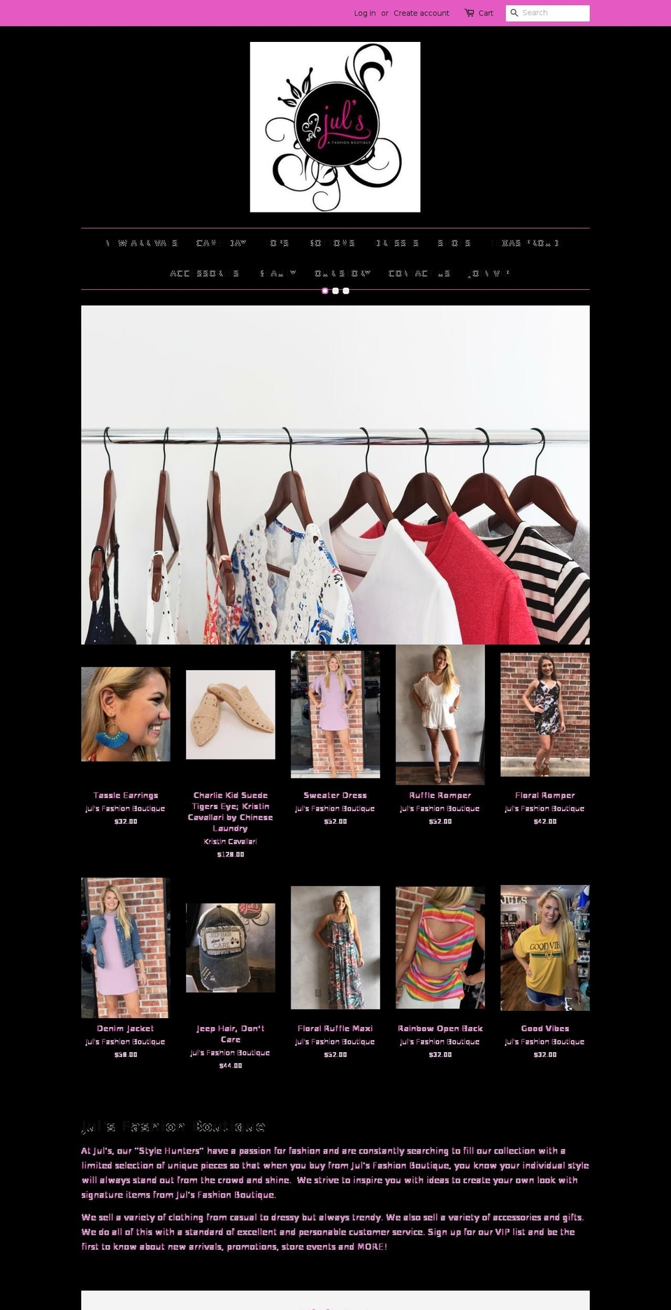 lovejuls.com shopify website screenshot