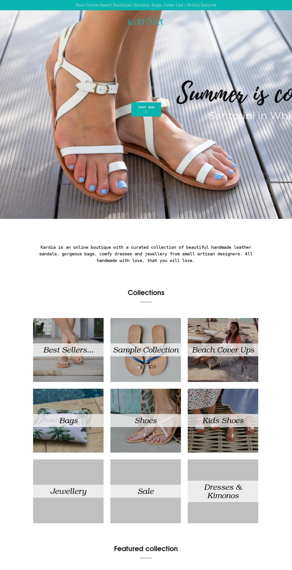 lovekardia.com shopify website screenshot