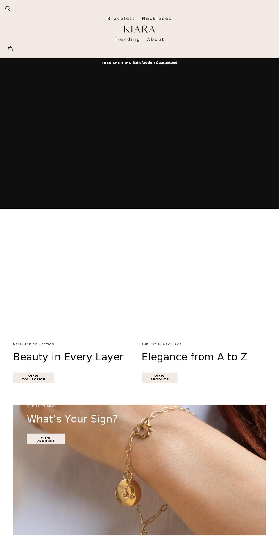 lovekiara.com shopify website screenshot