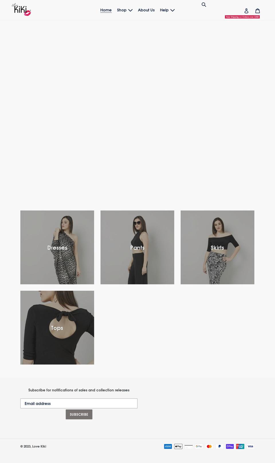 lovekiki.com.au shopify website screenshot