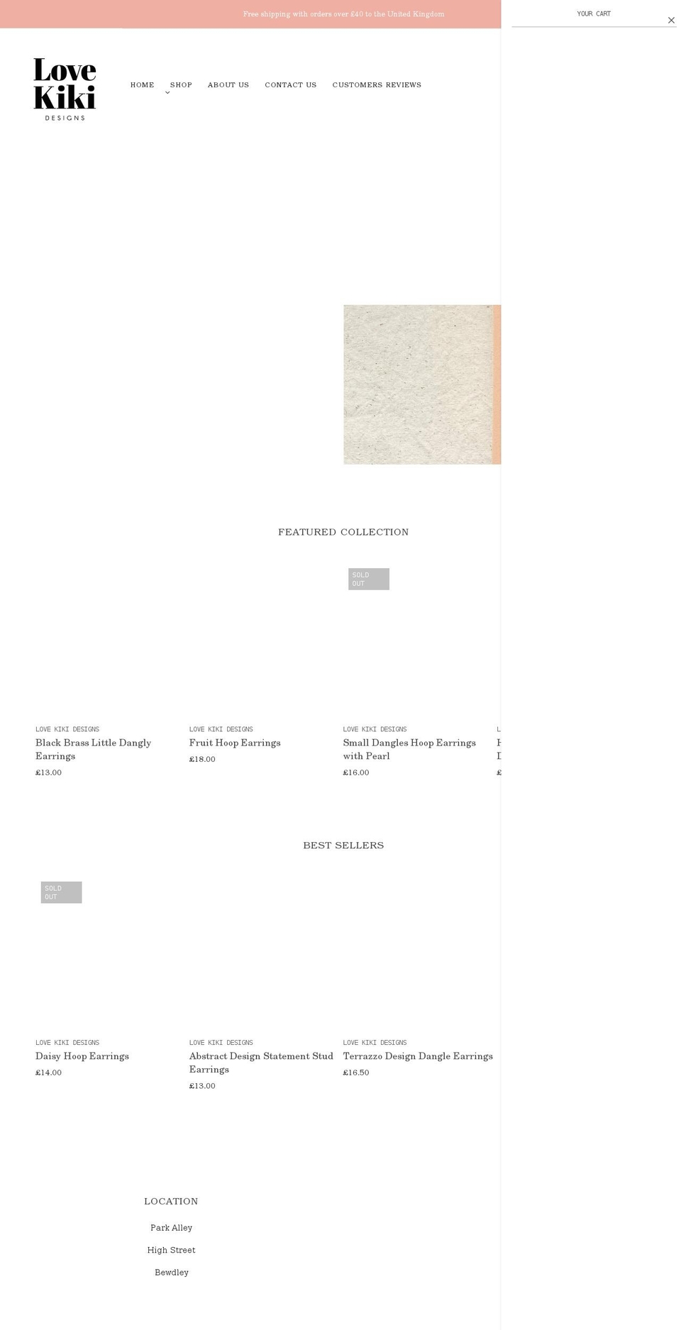 lovekikidesigns.com shopify website screenshot