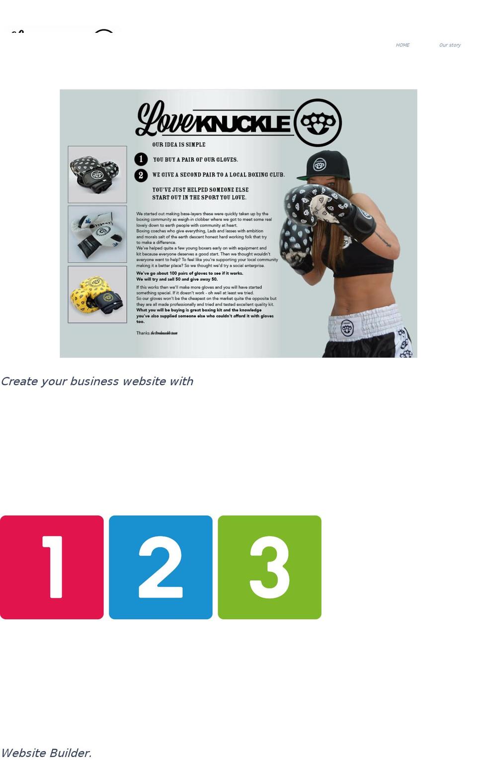Edinberry Shopify theme site example loveknuckle.com
