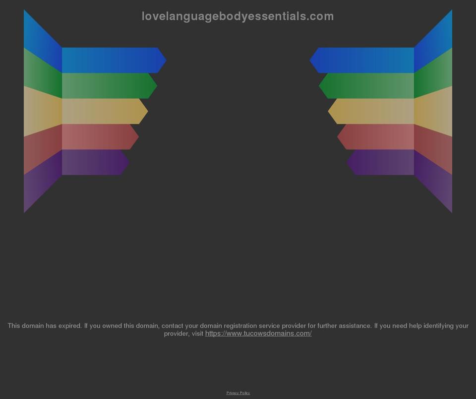 lovelanguagebodyessentials.com shopify website screenshot