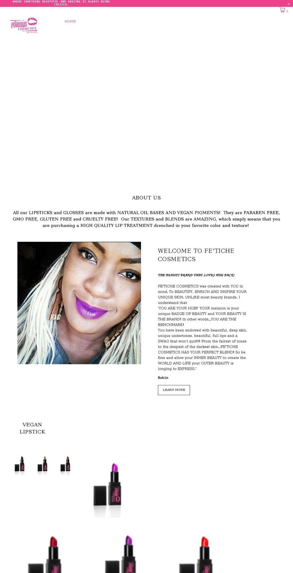 lovelipfetish.com shopify website screenshot