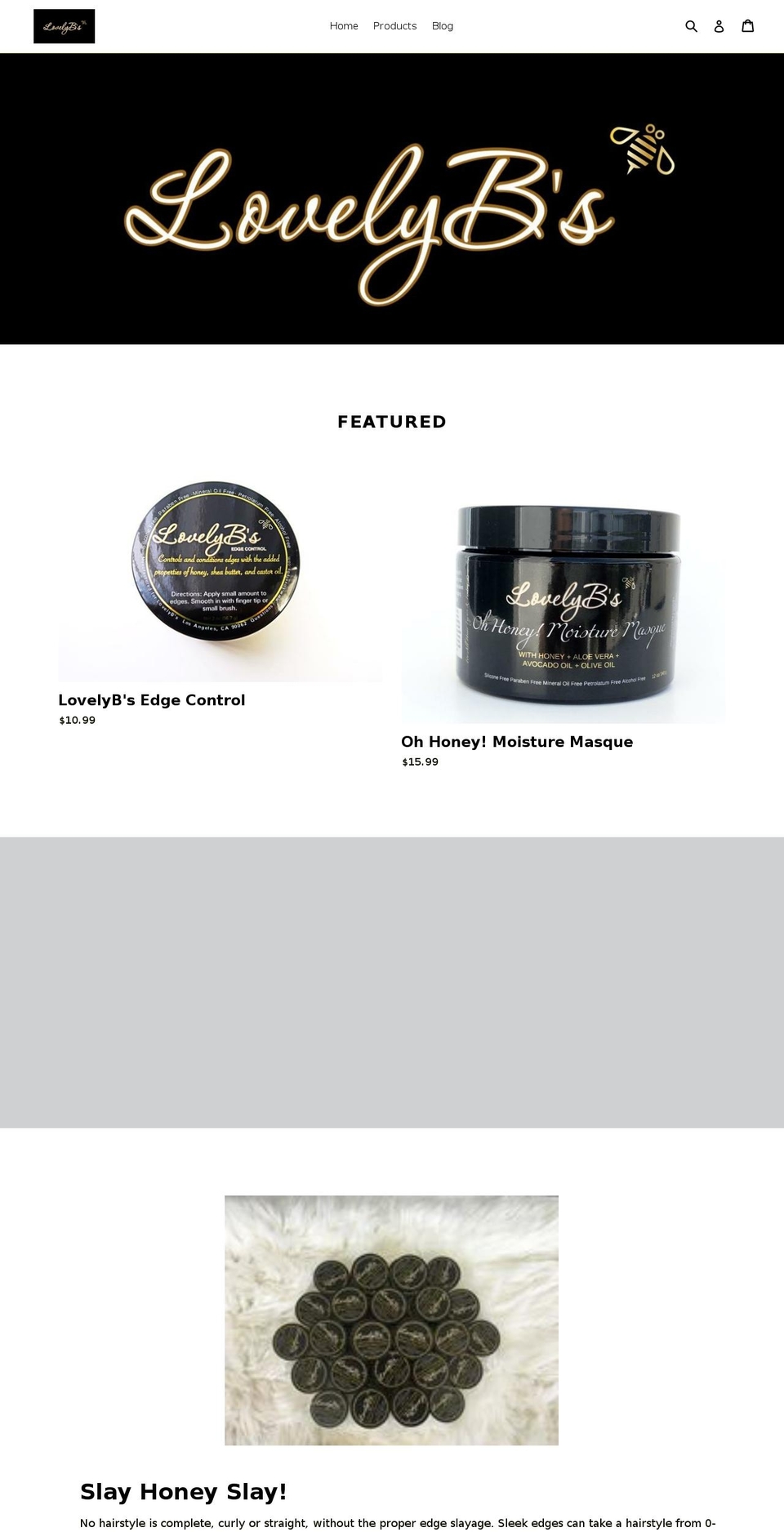 lovelybs.com shopify website screenshot