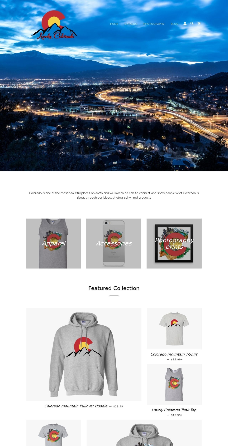 lovelycolorado.com — Shopify storefront screenshot