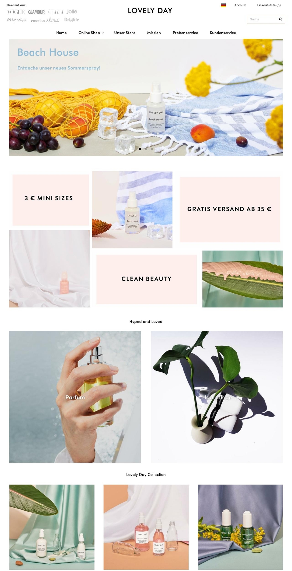 lovelydayberlin.com shopify website screenshot