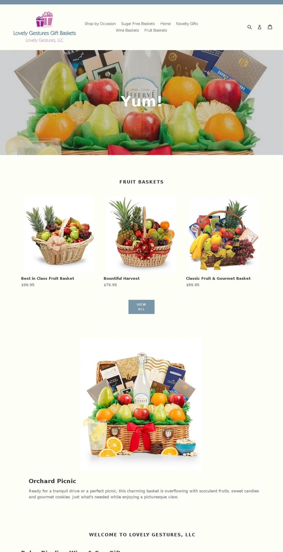 lovelygestures.net shopify website screenshot