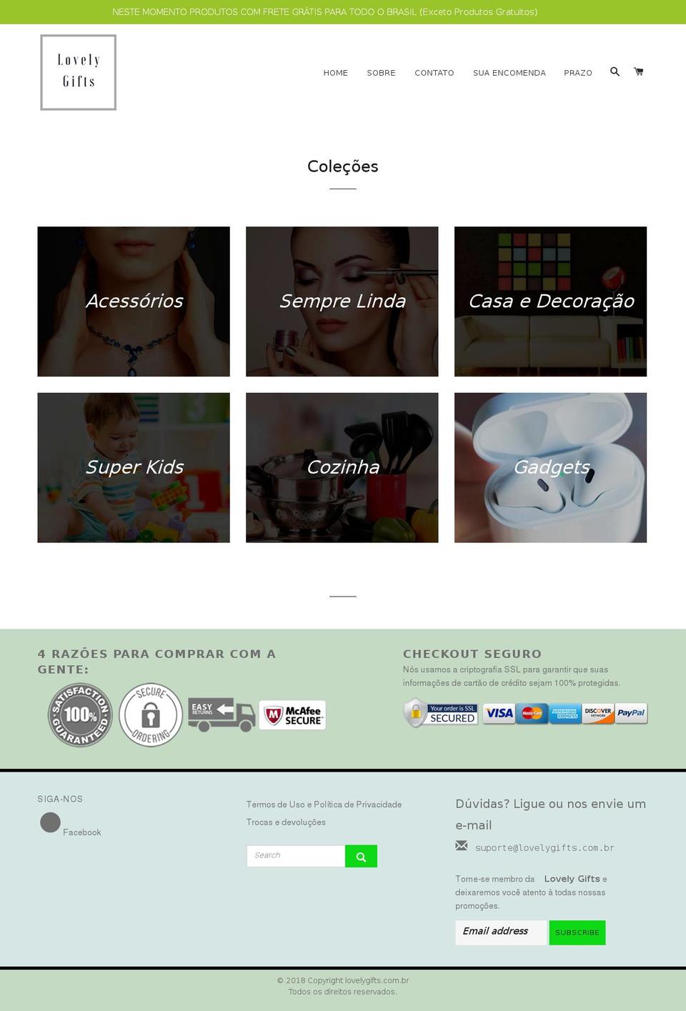 imersao-ecom-3-0 Shopify theme site example lovelygifts.com.br