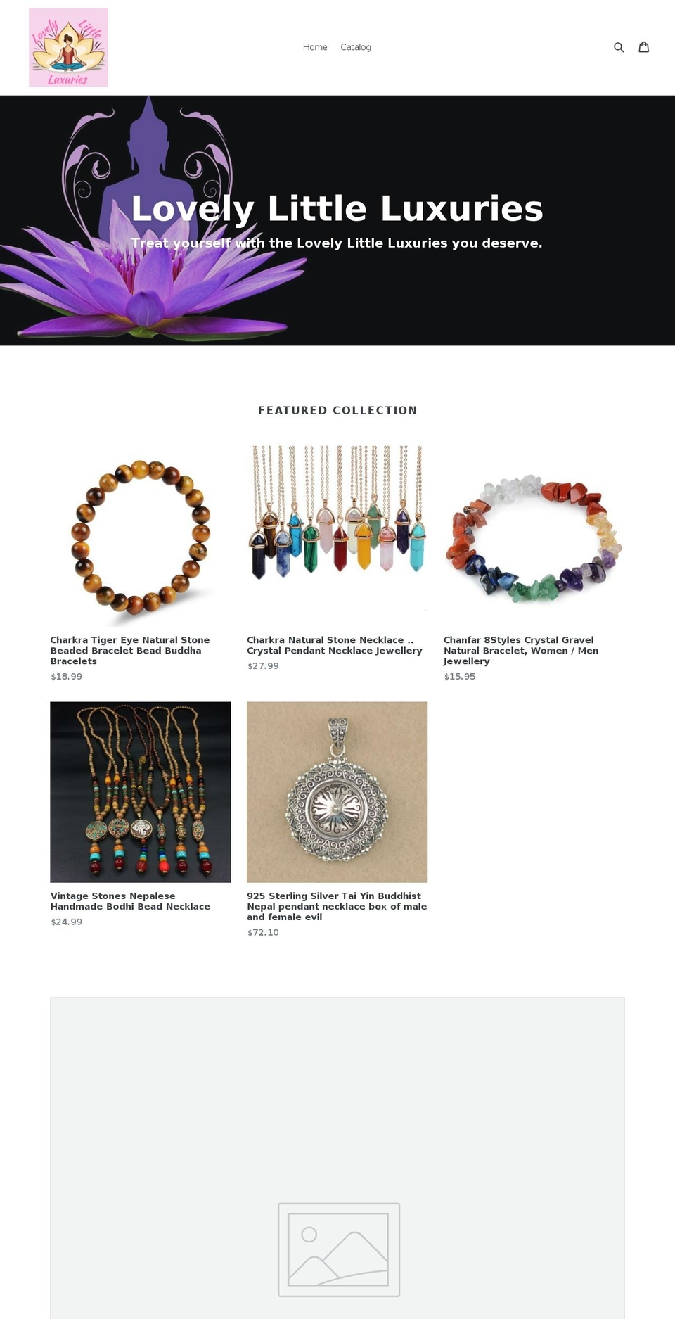 lovelylittleluxuries.com — Shopify storefront screenshot