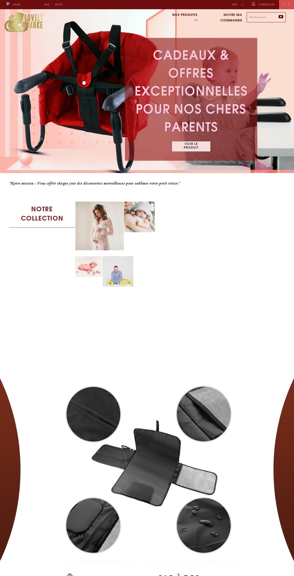 lovelymake.com shopify website screenshot