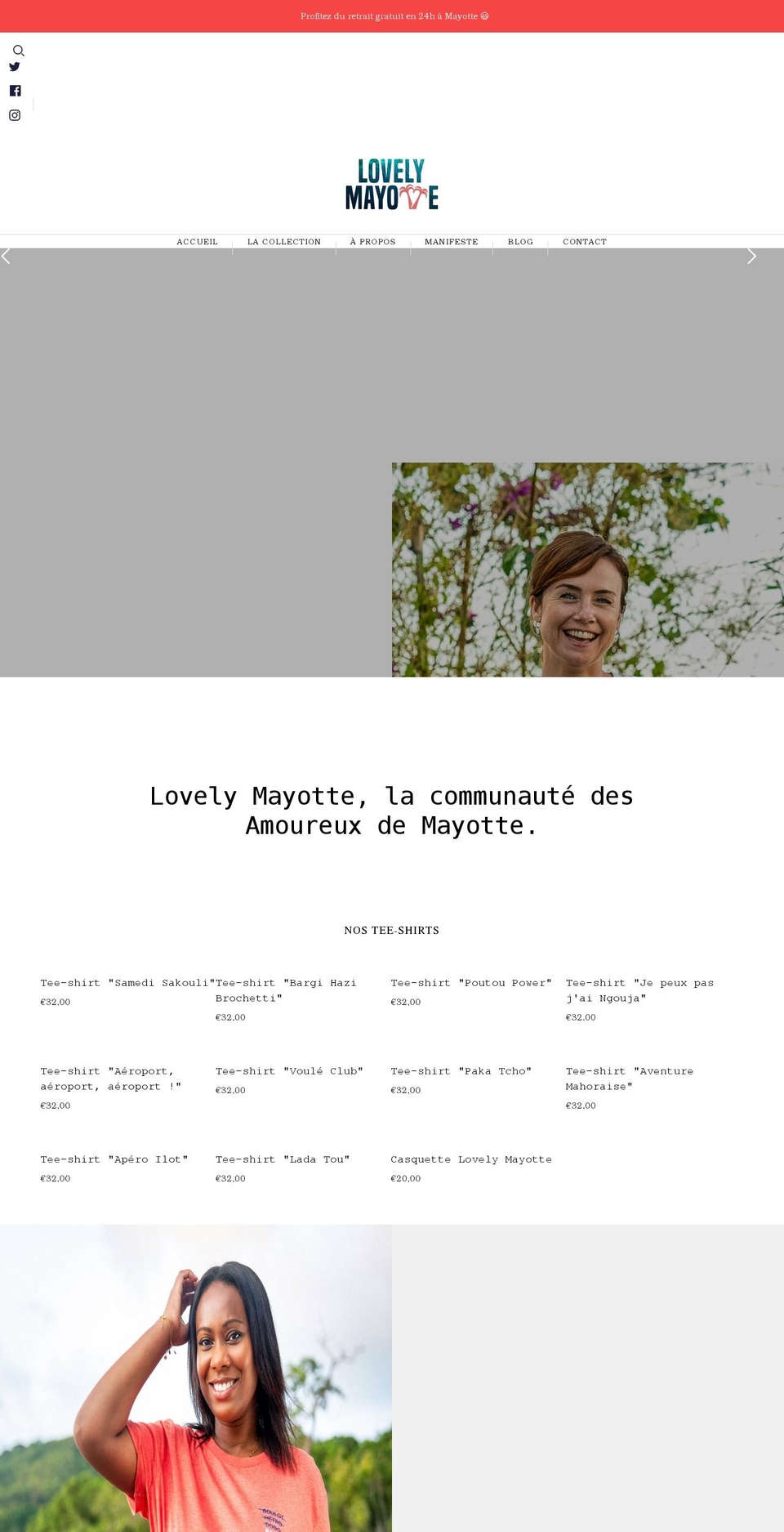 lovelymayotte.yt shopify website screenshot