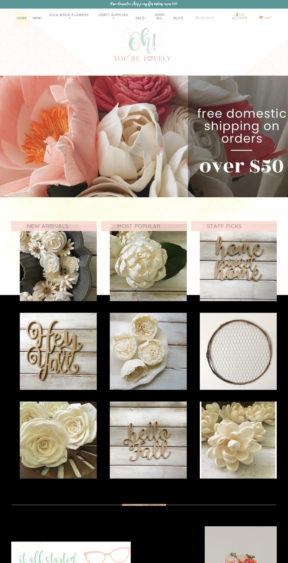 lovelyretrorenos.com — Shopify storefront screenshot