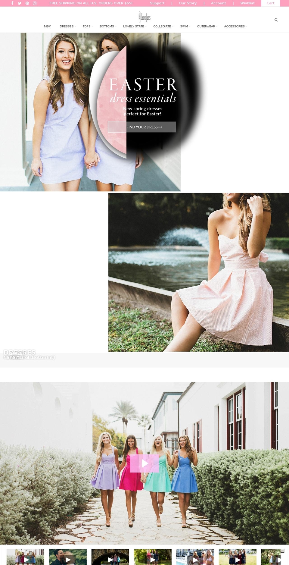 lovelystate.com shopify website screenshot