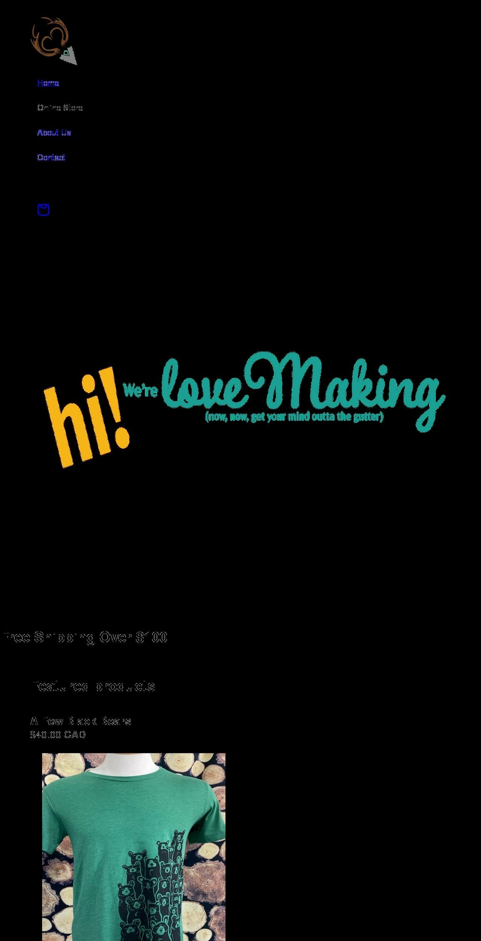 lovemakingdesigns.ca shopify website screenshot