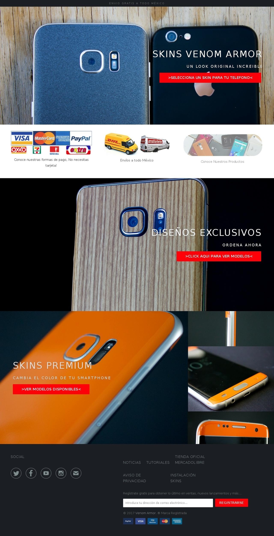 lovemeicases.mx shopify website screenshot