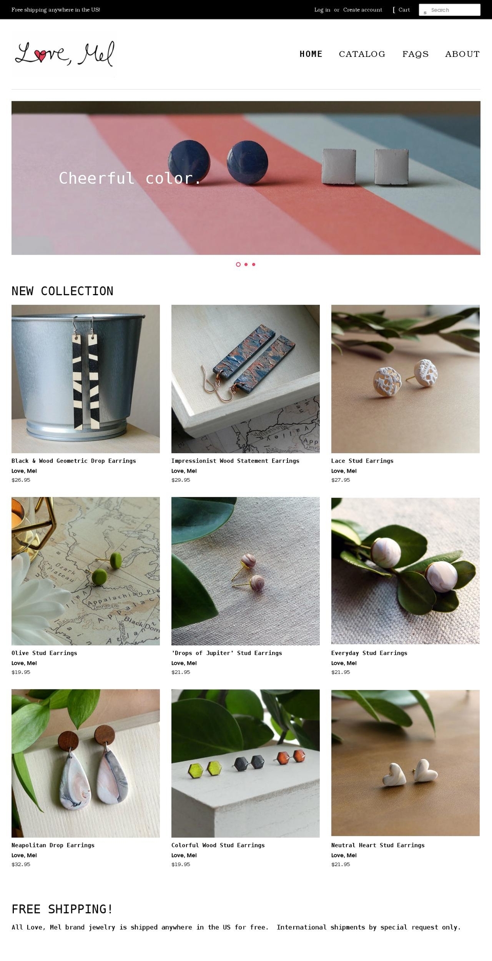 lovemelbrand.com shopify website screenshot