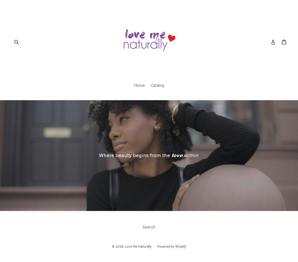 lovemenaturallyproducts.com — Shopify storefront screenshot