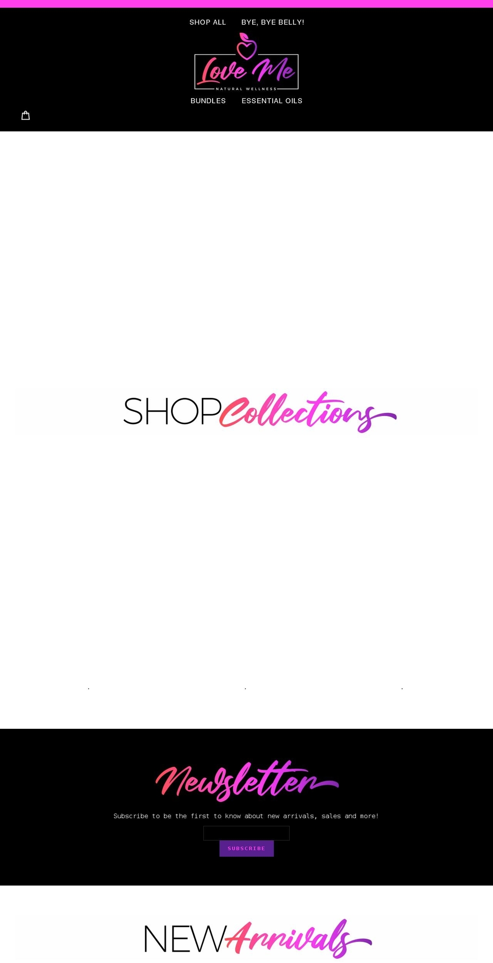 lovemenaturalwellness.com shopify website screenshot