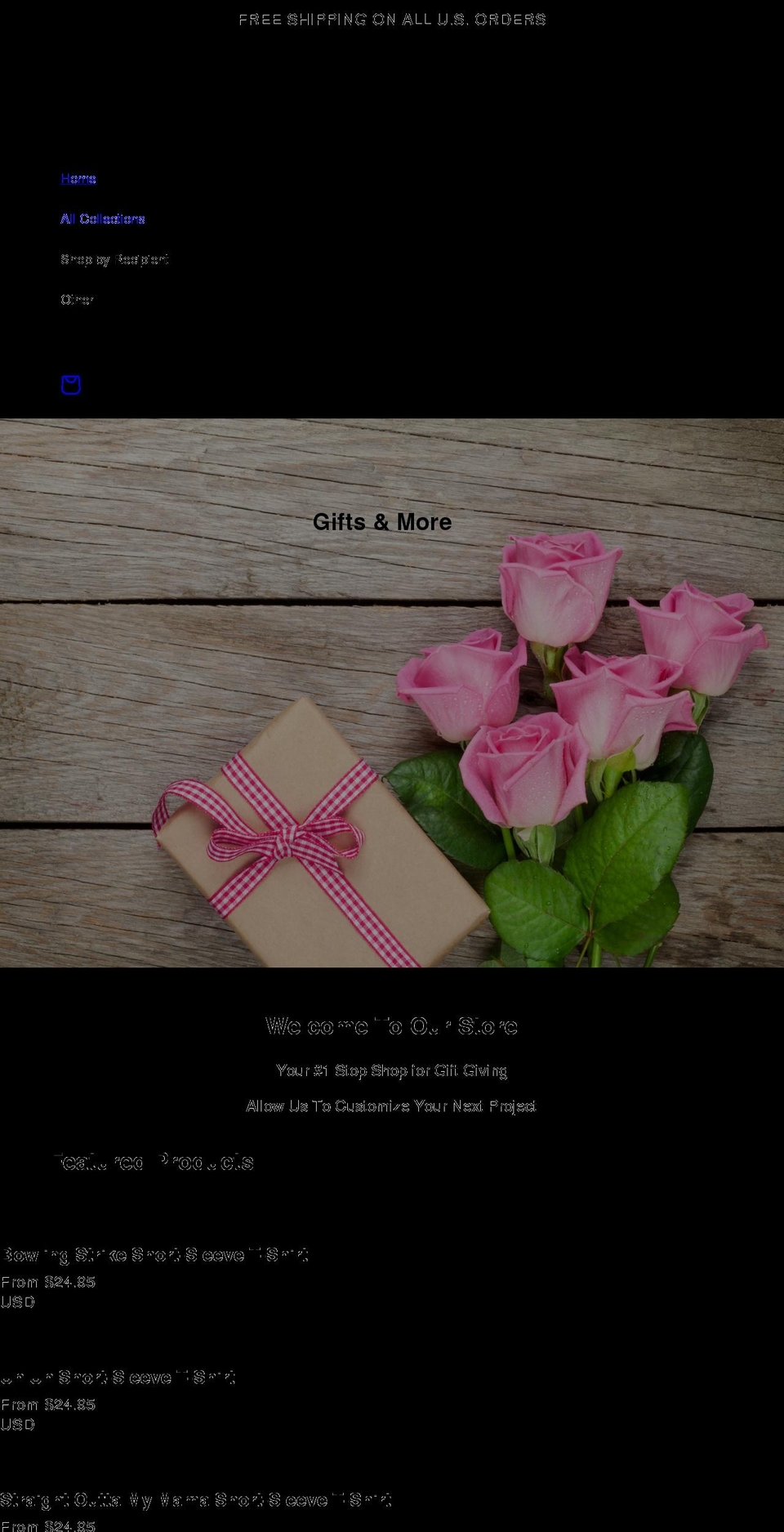 lovemessageforyou.com shopify website screenshot
