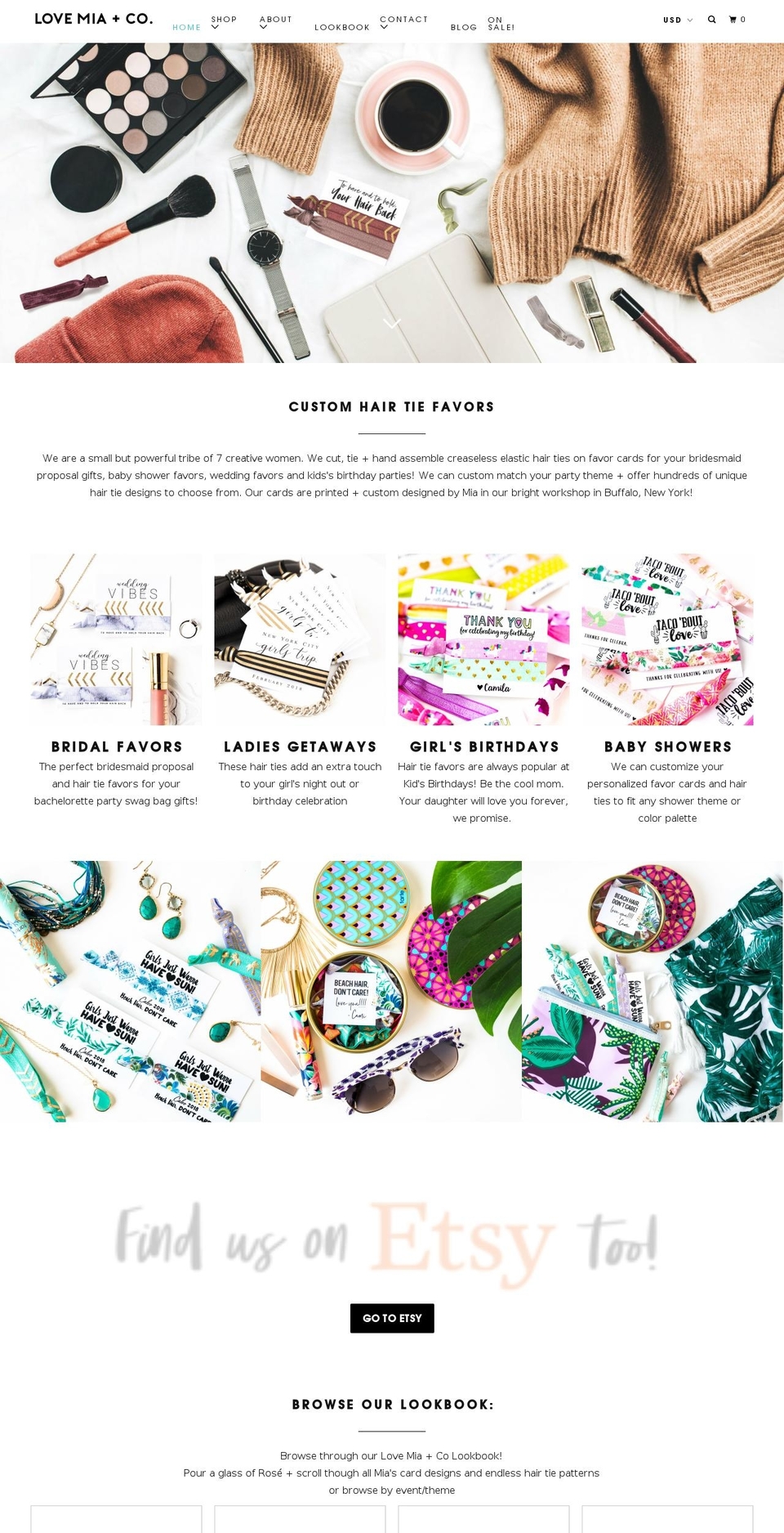 lovemiaco.com — Shopify storefront screenshot