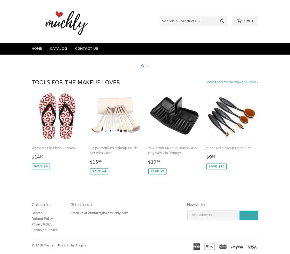 lovemuchly.com — Shopify storefront screenshot