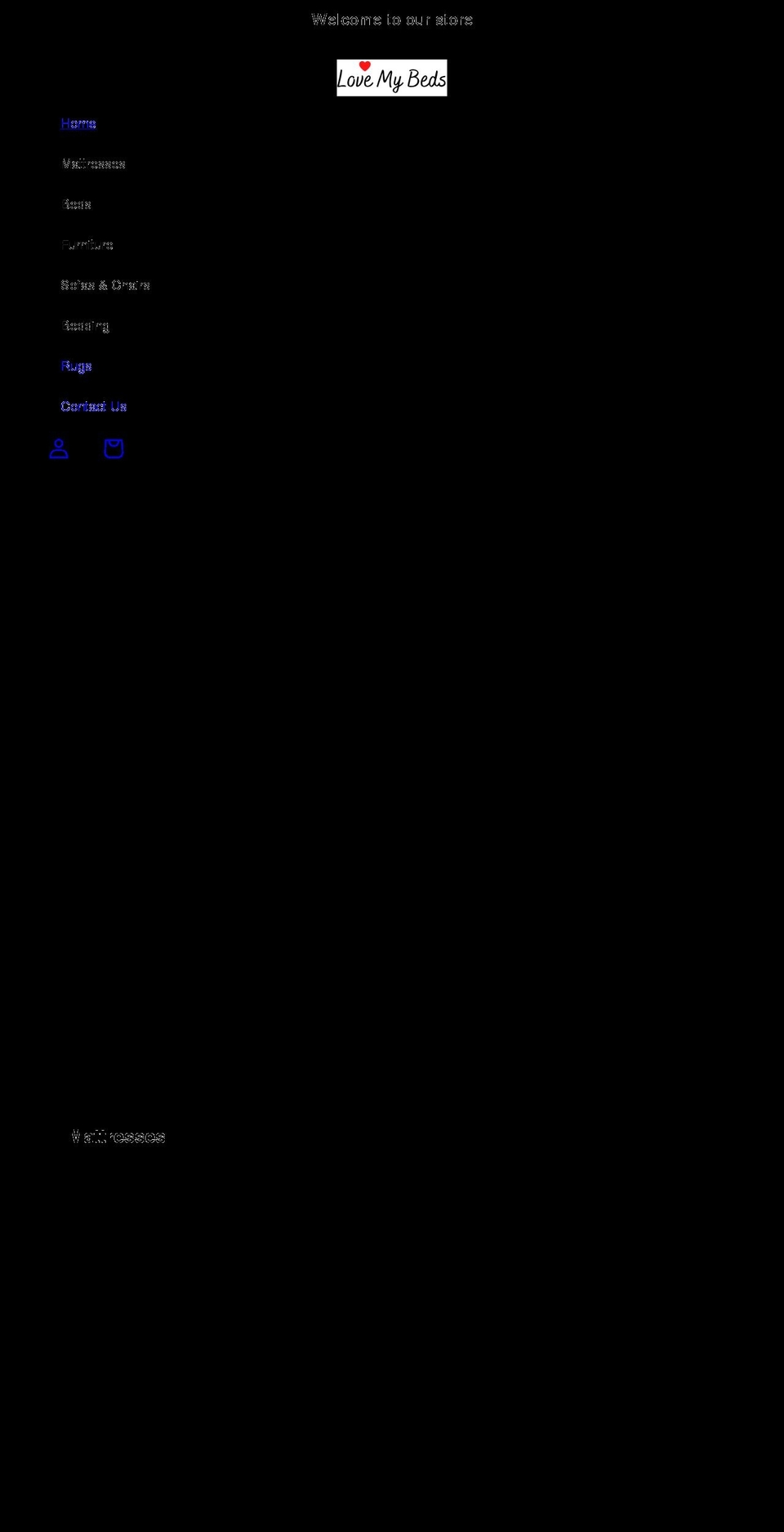 lovemybeds.com shopify website screenshot