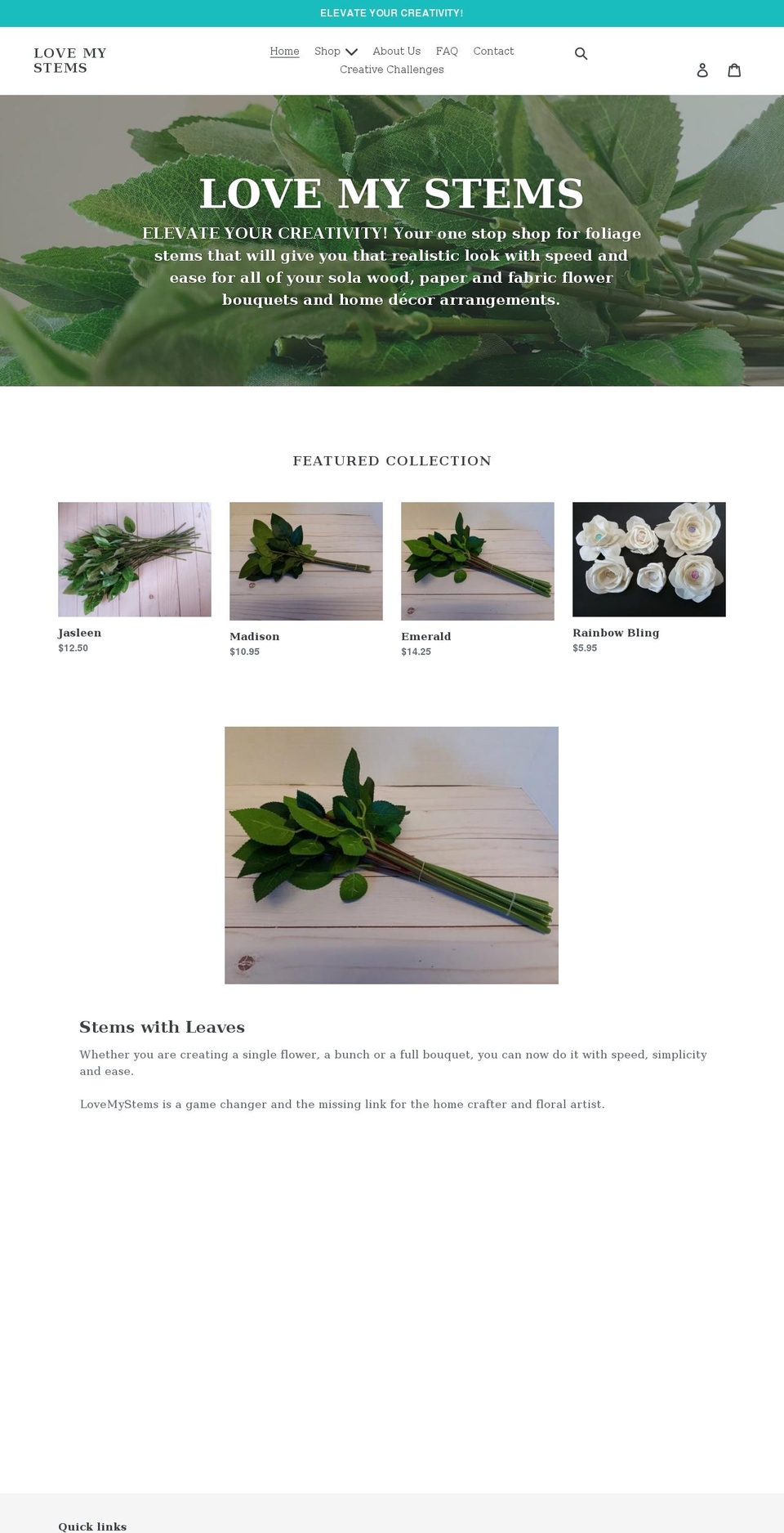 lovemystems.com shopify website screenshot