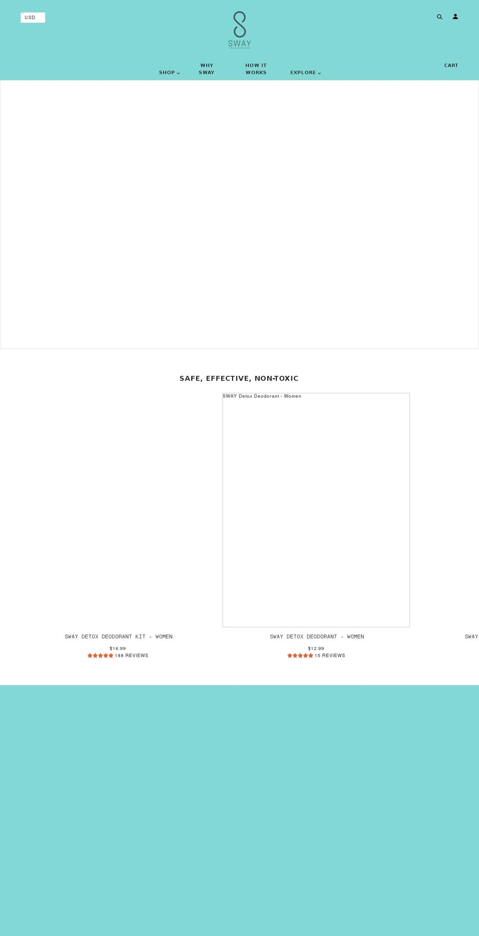 lovemysway.com — Shopify storefront screenshot