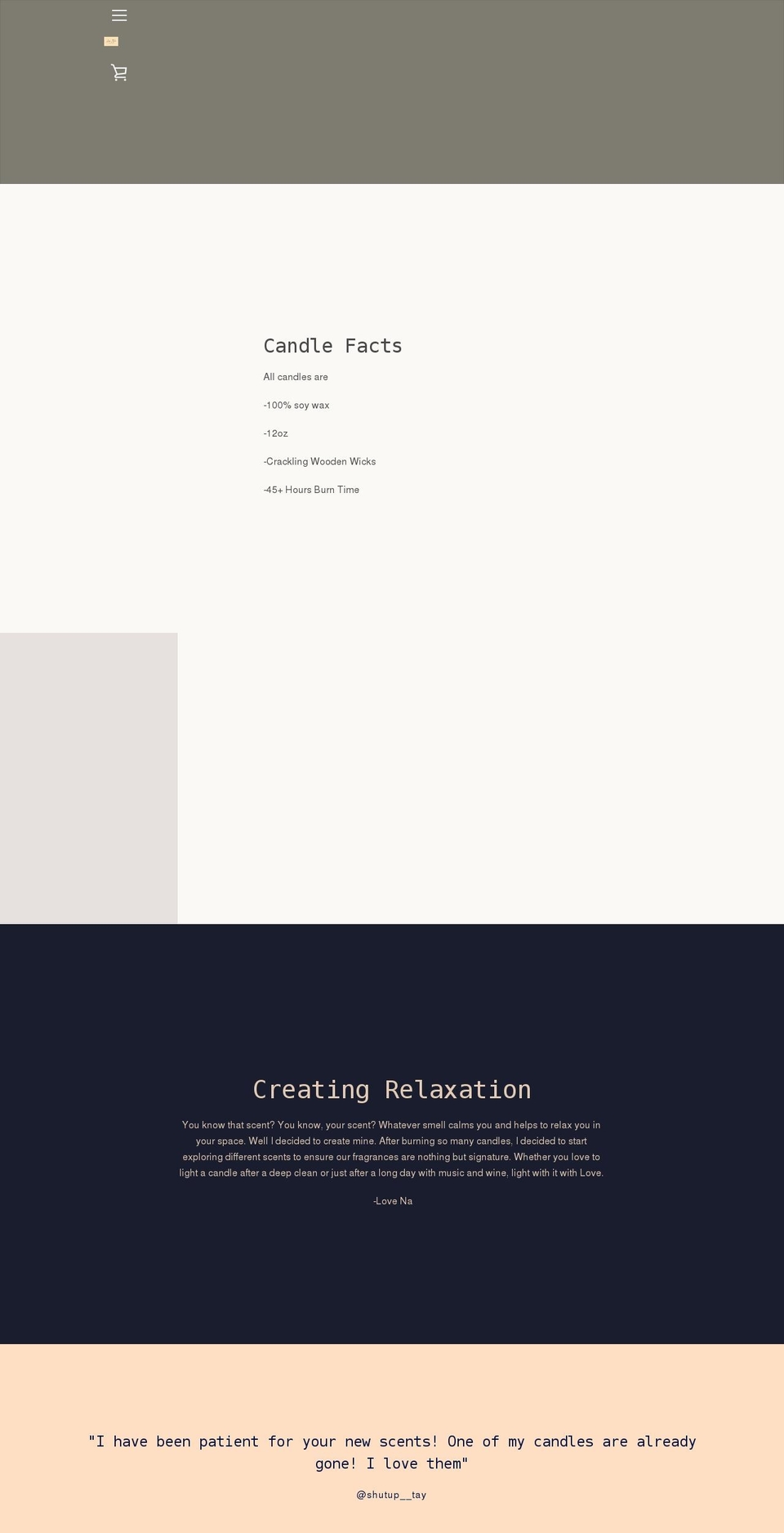 lovenaa.com shopify website screenshot