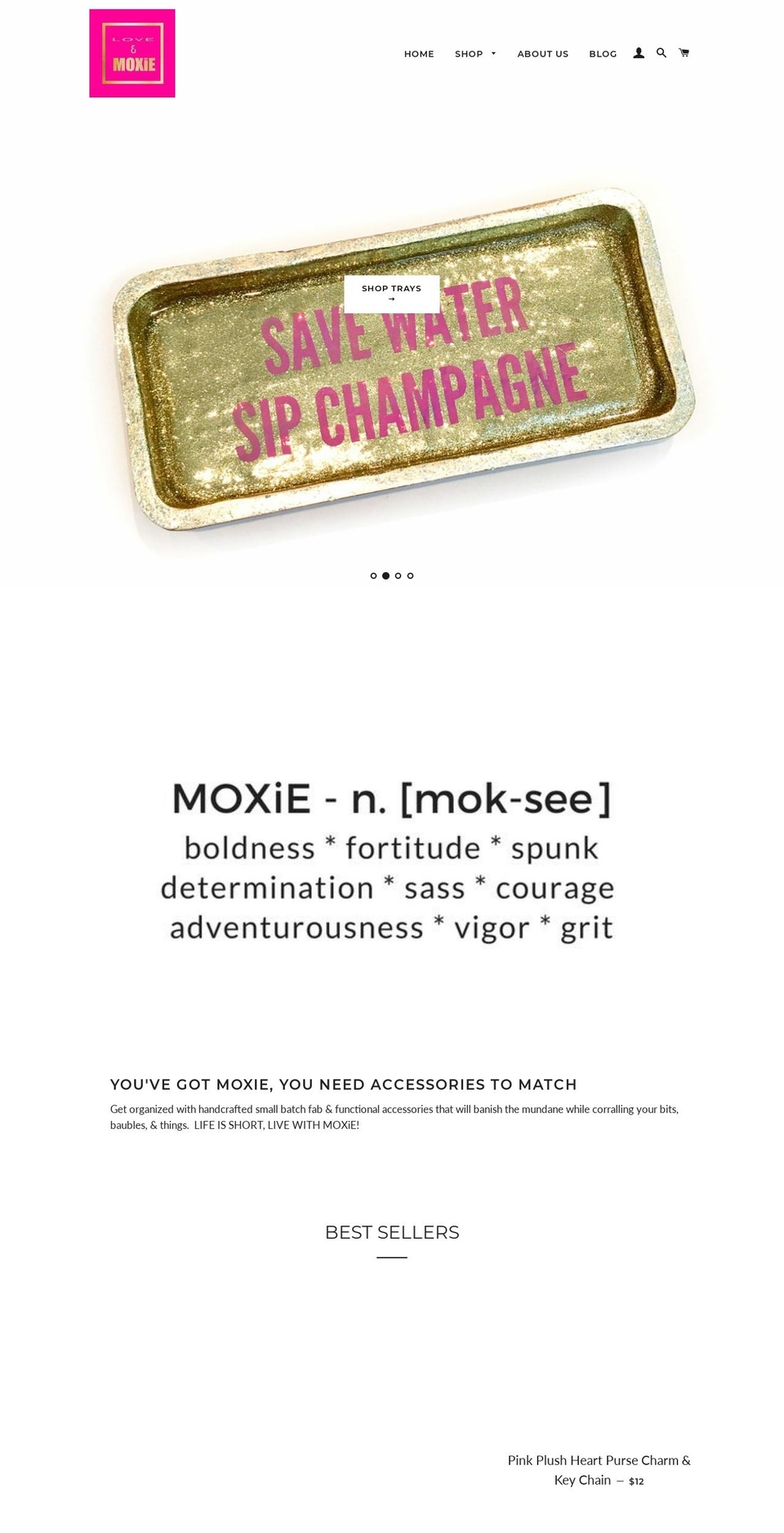 lovenmoxie.com — Shopify storefront screenshot