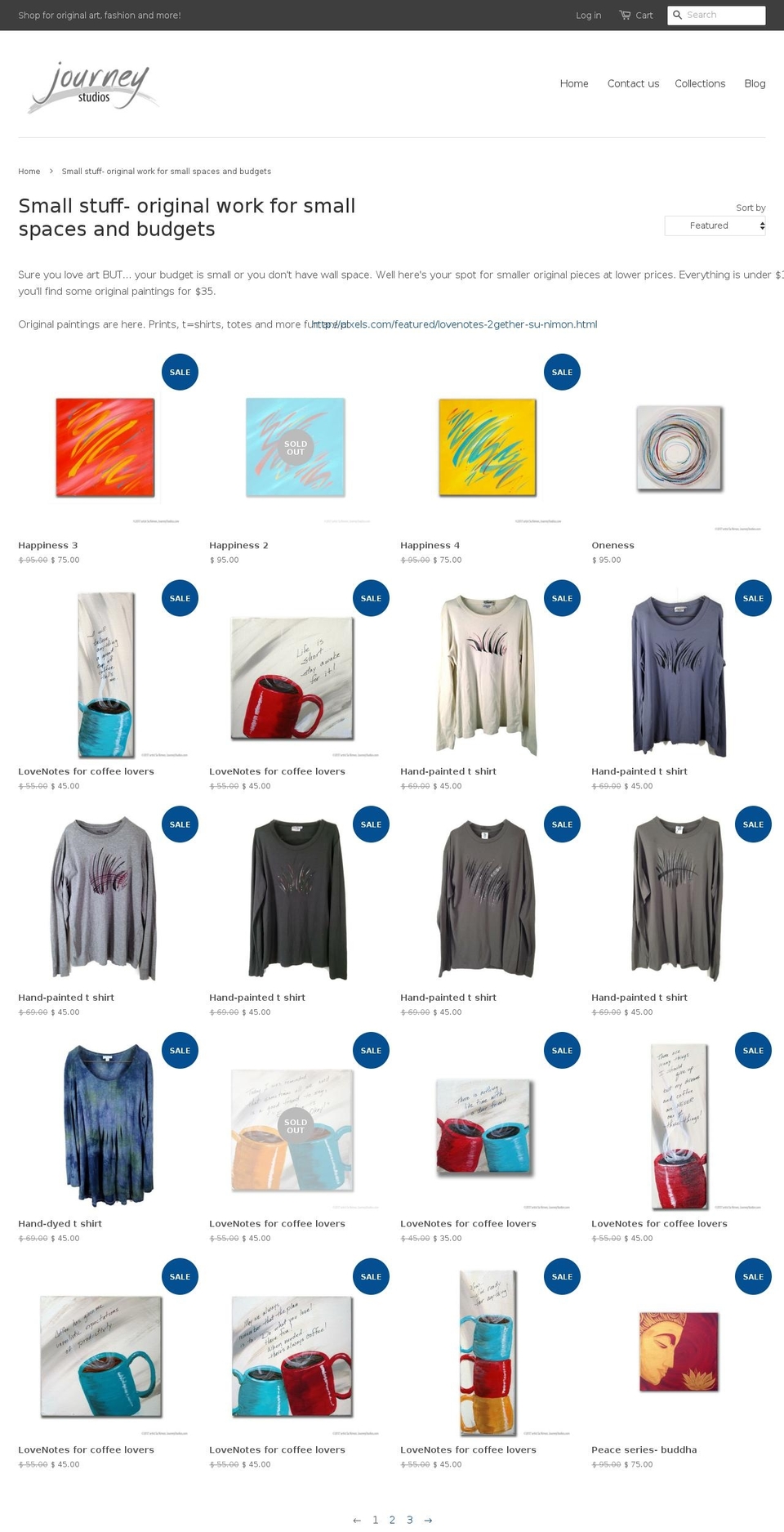 lovenotesshop.com — Shopify storefront screenshot