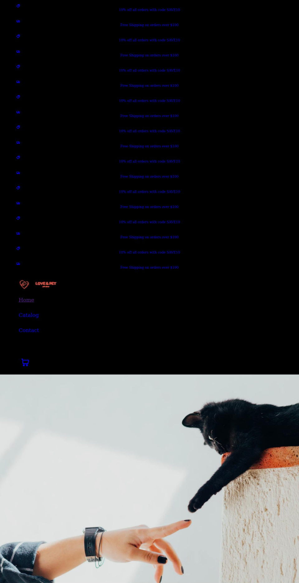 lovenpet.com shopify website screenshot