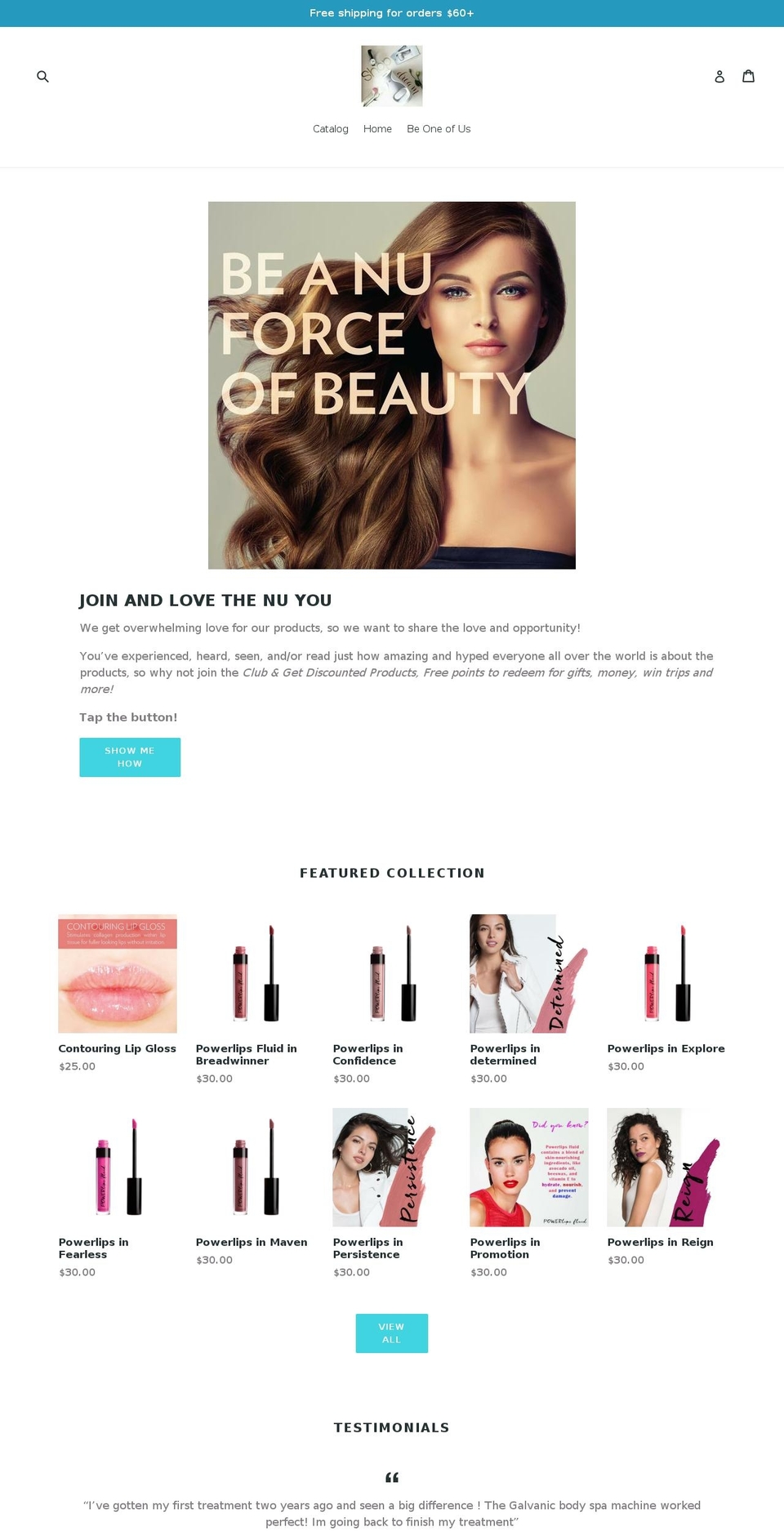 lovenuyou.com — Shopify storefront screenshot