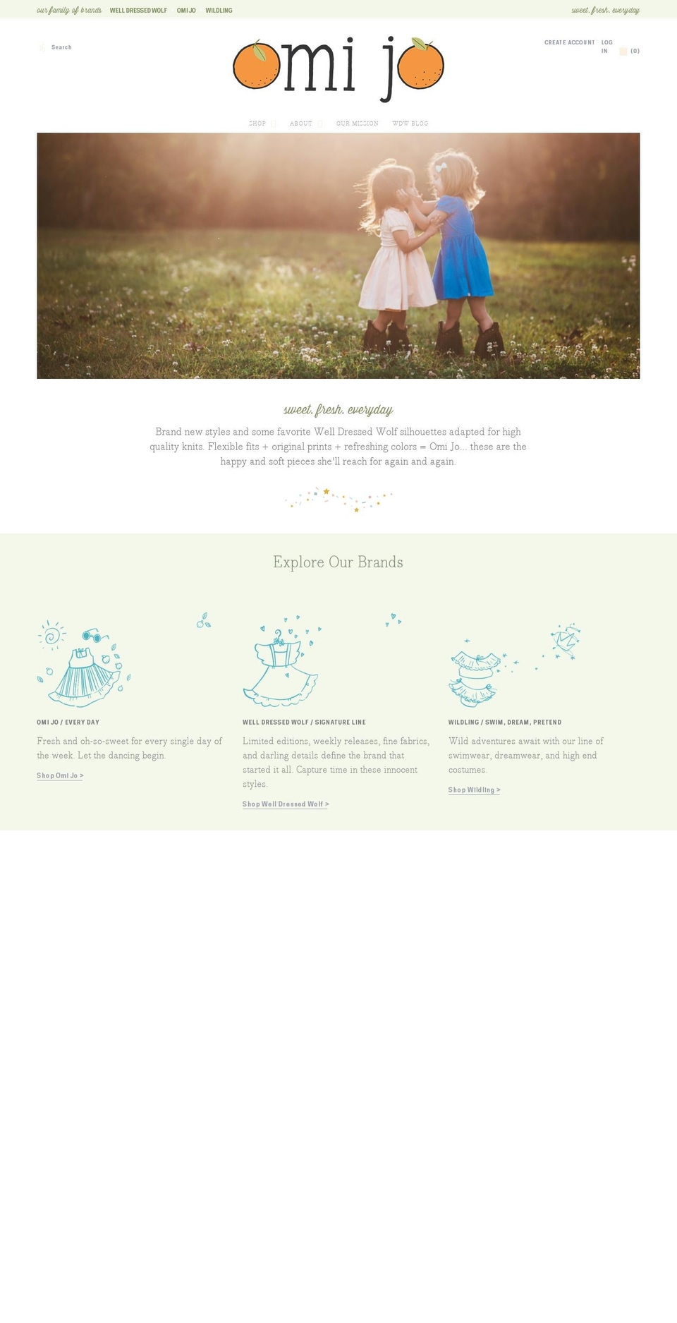 loveomijo.com — Shopify storefront screenshot