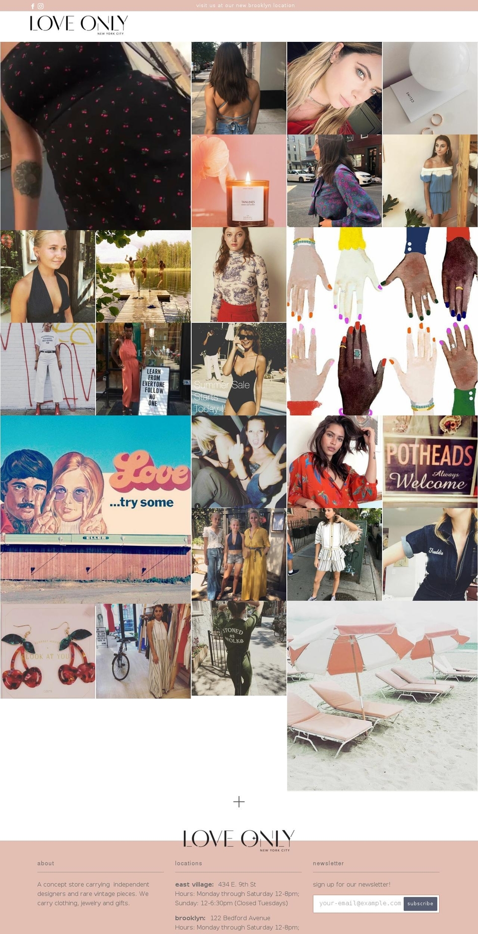 loveonlynyc.com — Shopify storefront screenshot