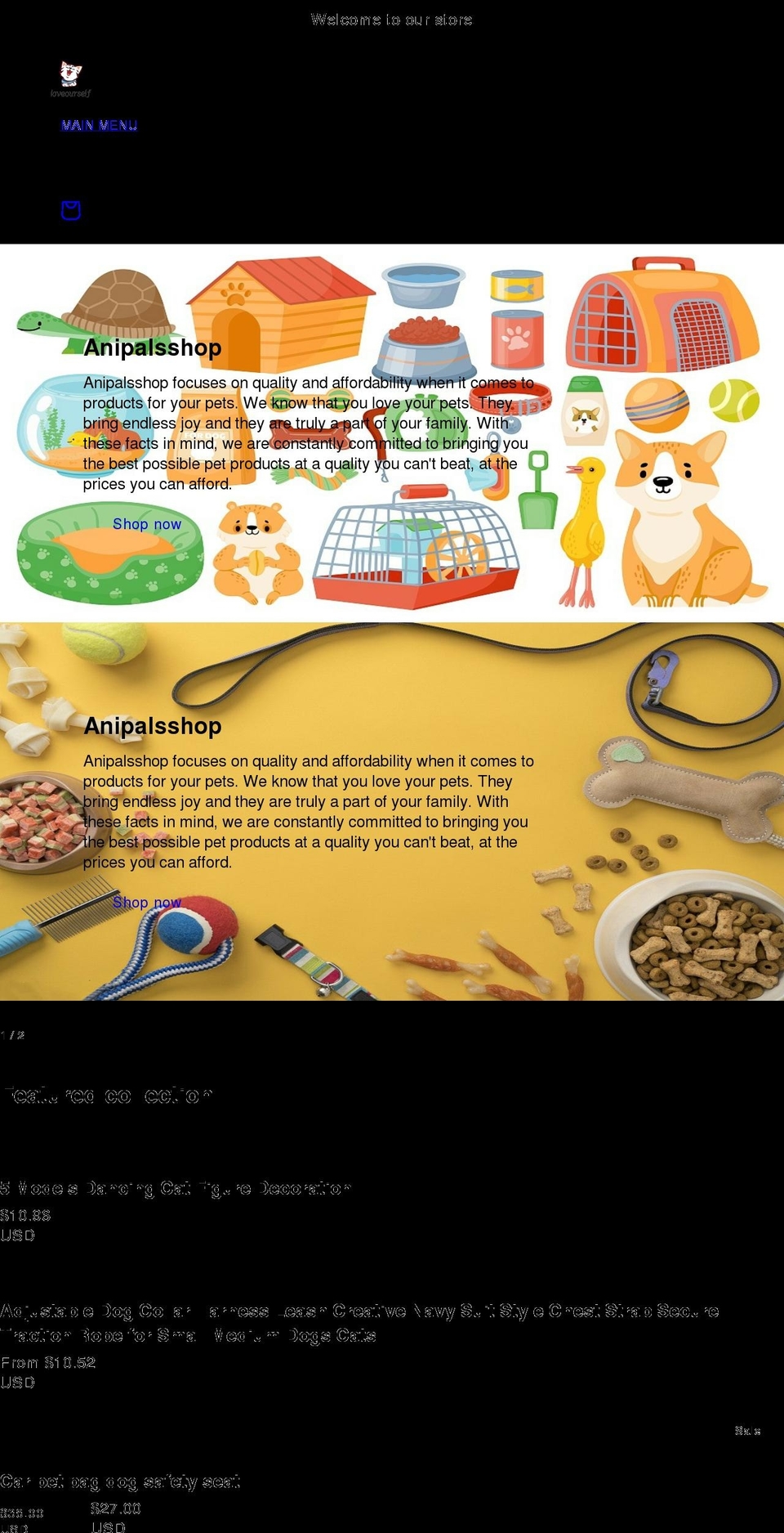 loveourself.com shopify website screenshot