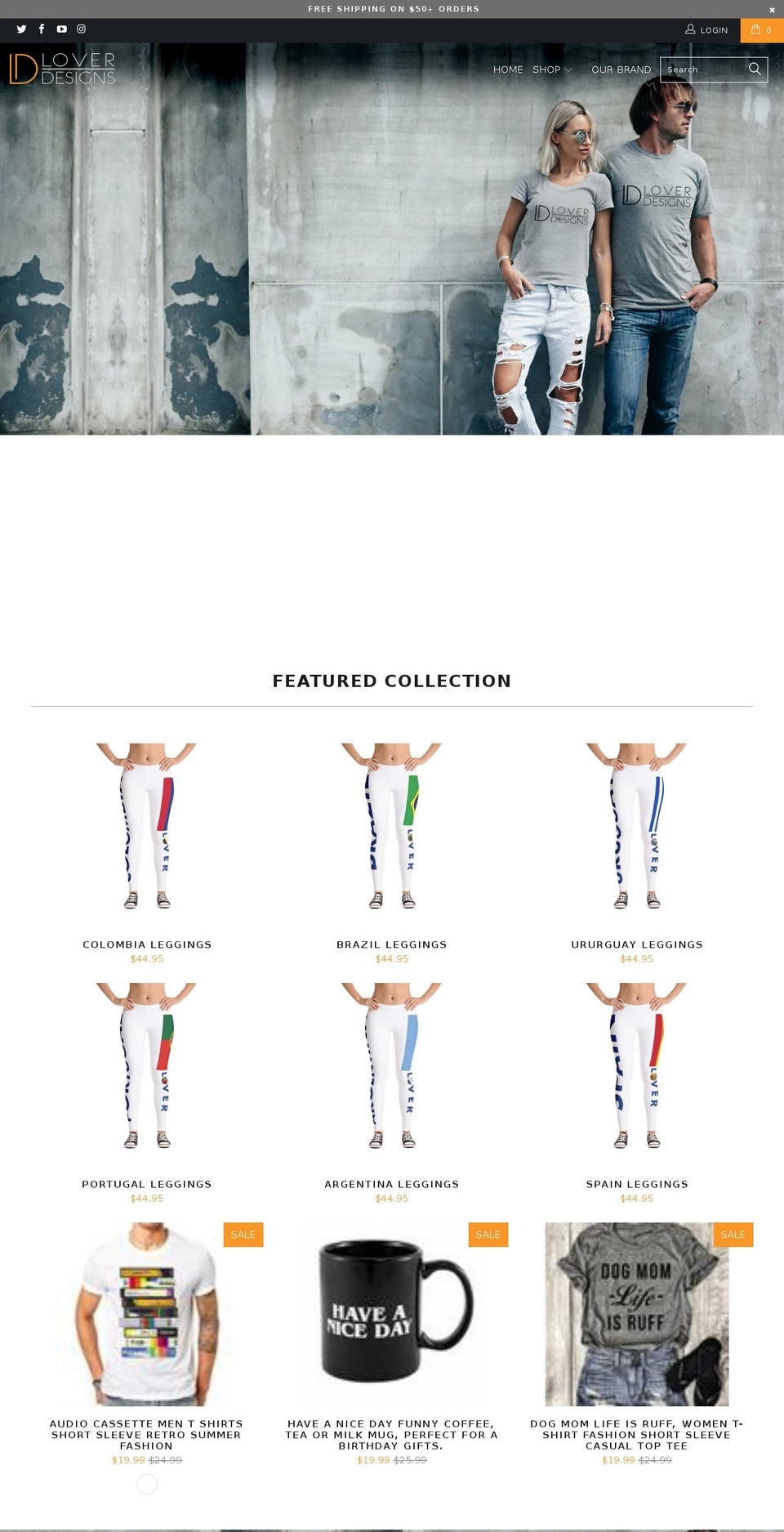 loverdesigns.com — Shopify storefront screenshot