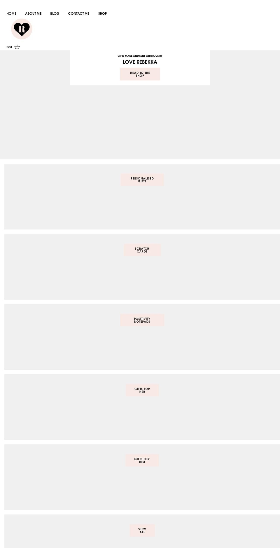 loverebekka.co.uk shopify website screenshot
