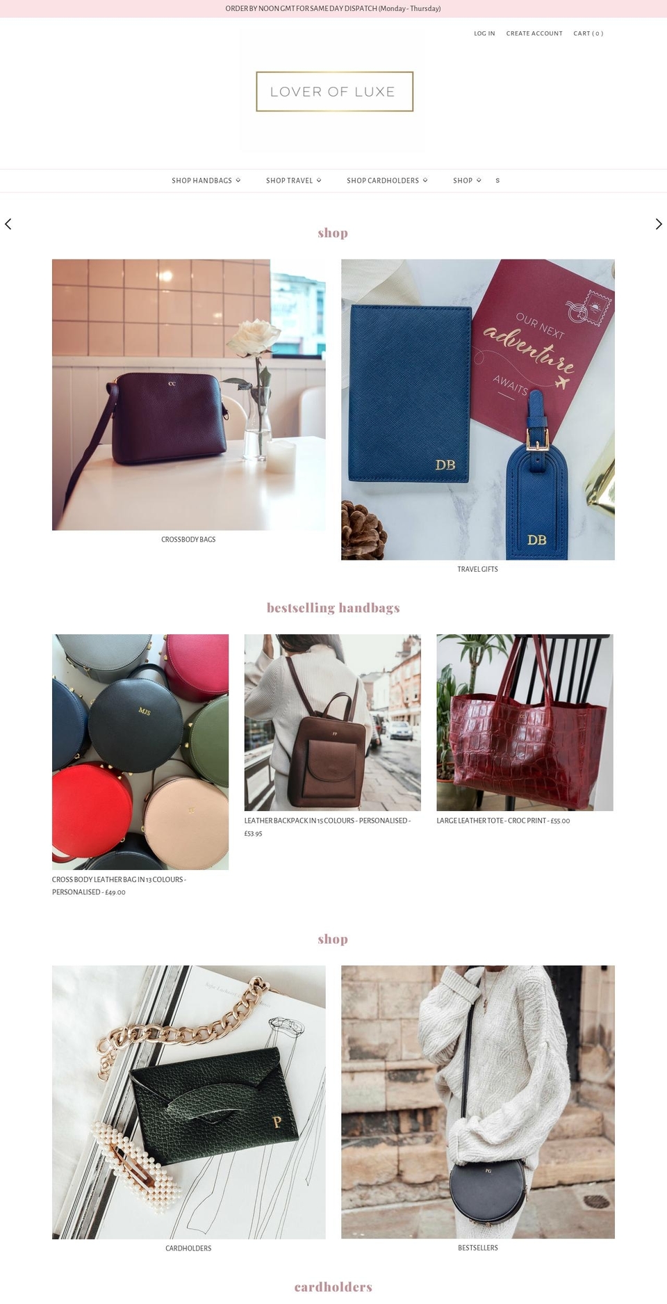 loverofluxe.com shopify website screenshot