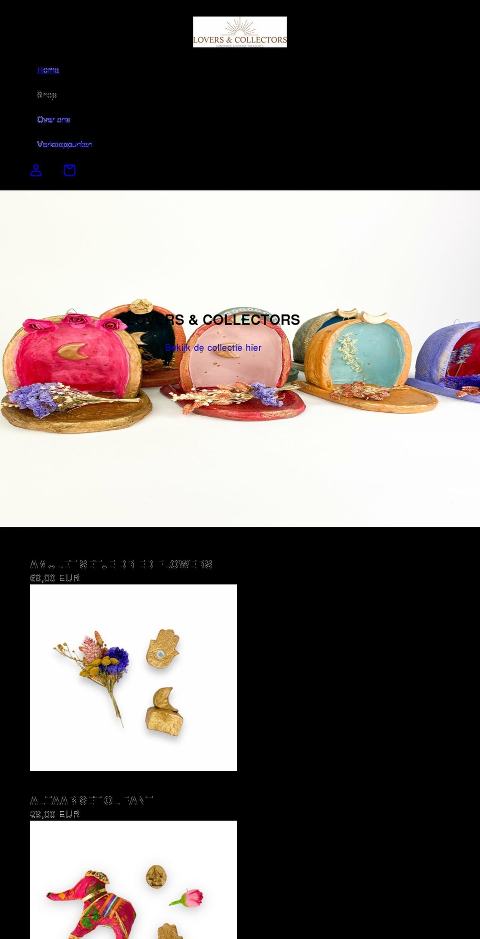 loversandcollectors.com shopify website screenshot