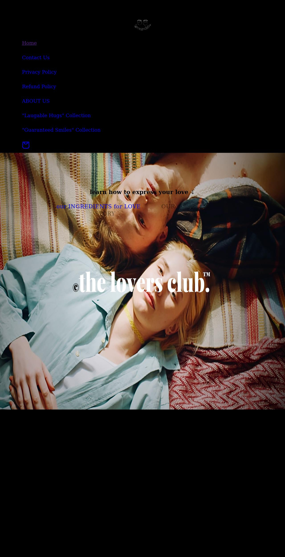 loversclub.org shopify website screenshot