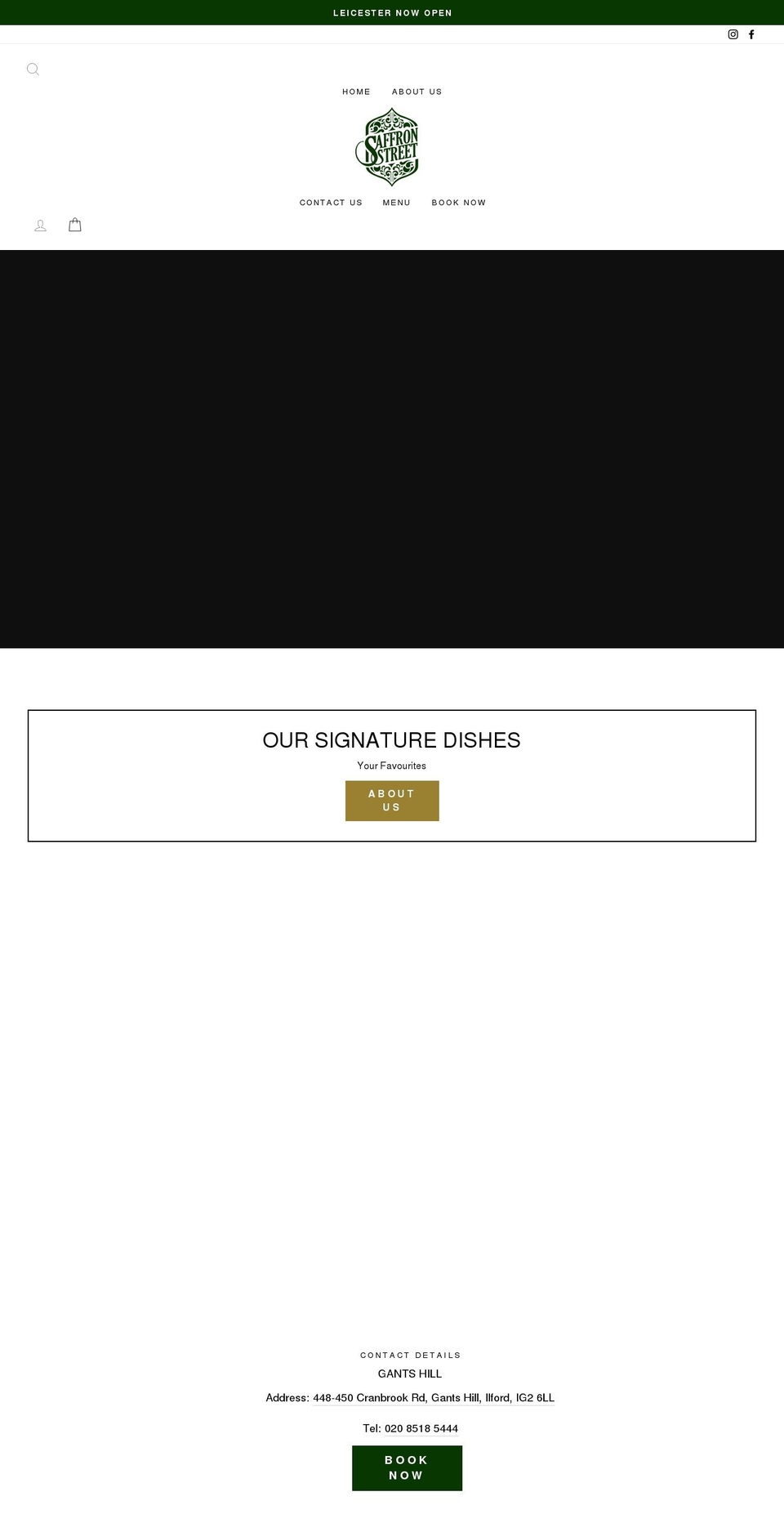 lovesaffronstreet.com shopify website screenshot