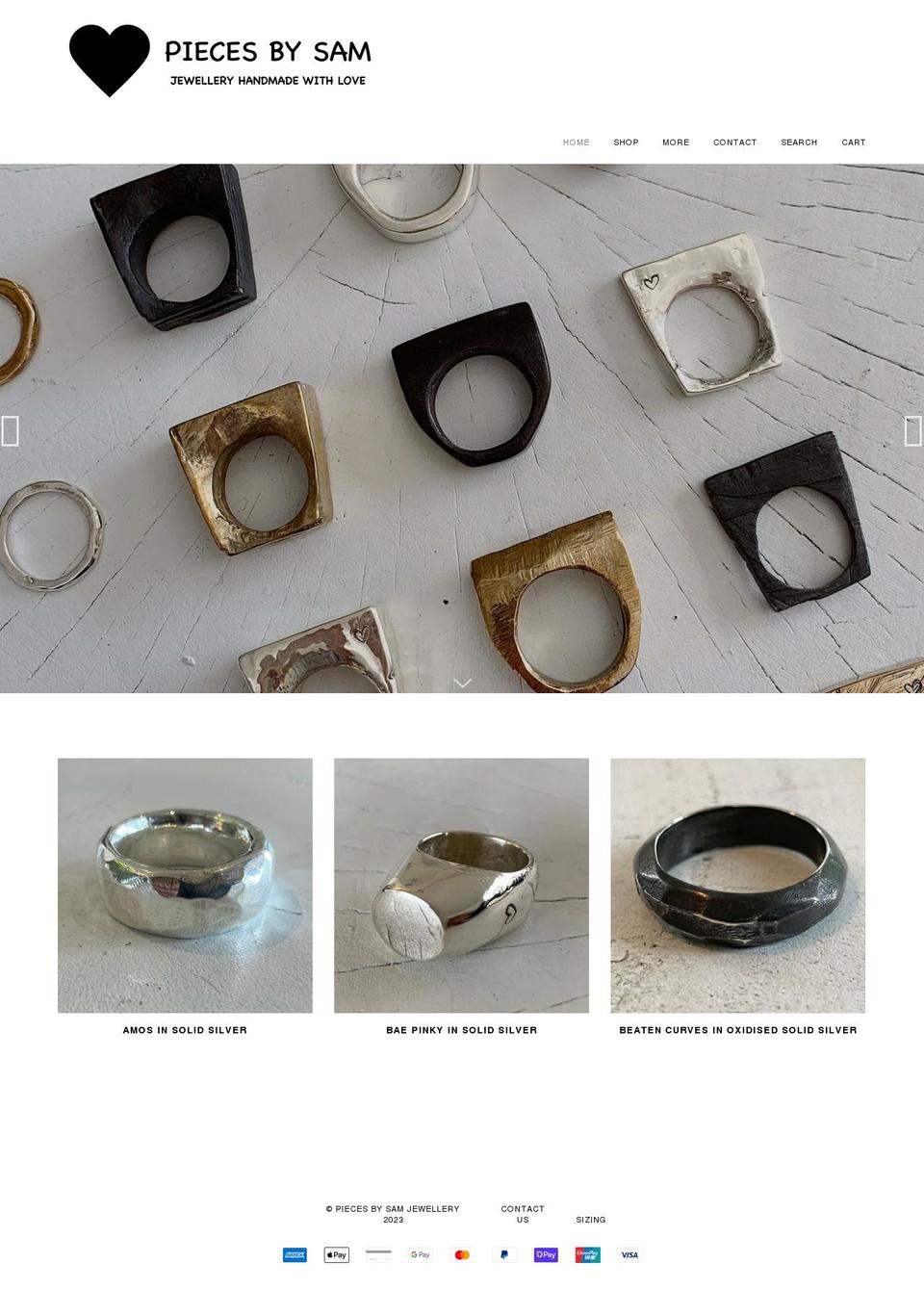 lovesamjewellery.com shopify website screenshot