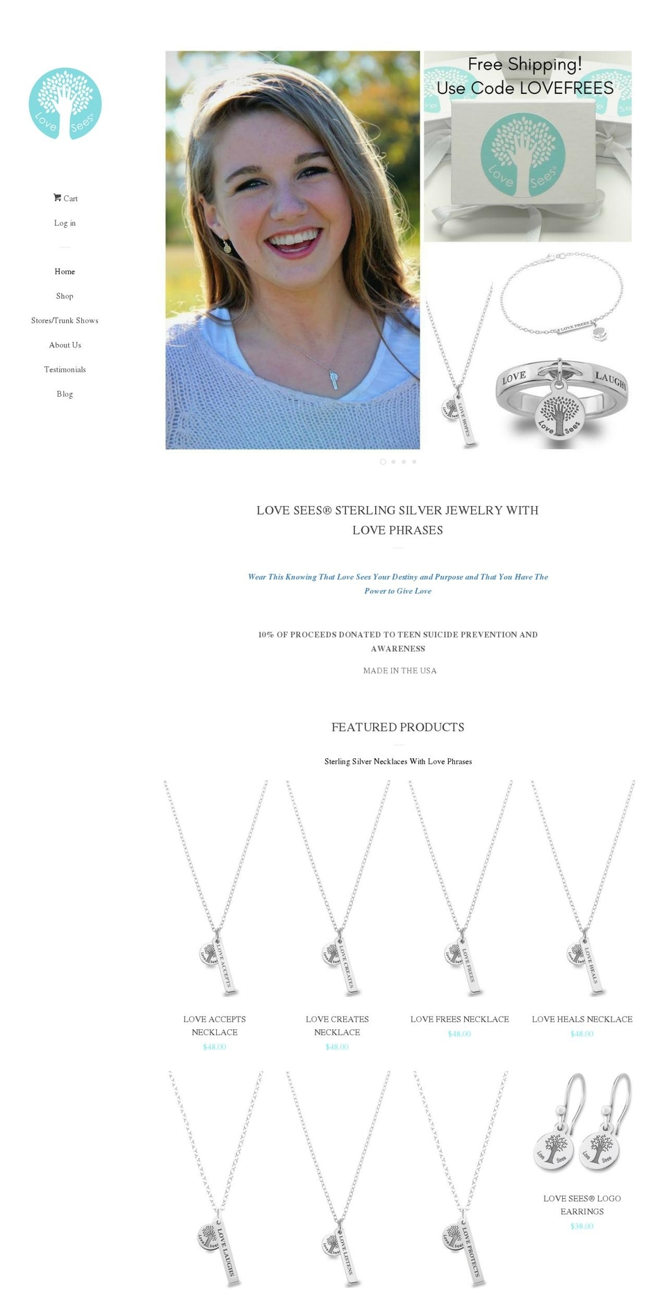 lovesees.com — Shopify storefront screenshot