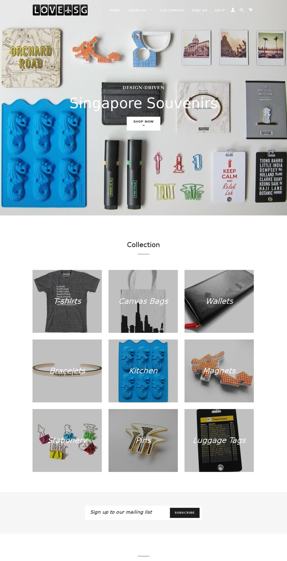 lovesg.sg shopify website screenshot